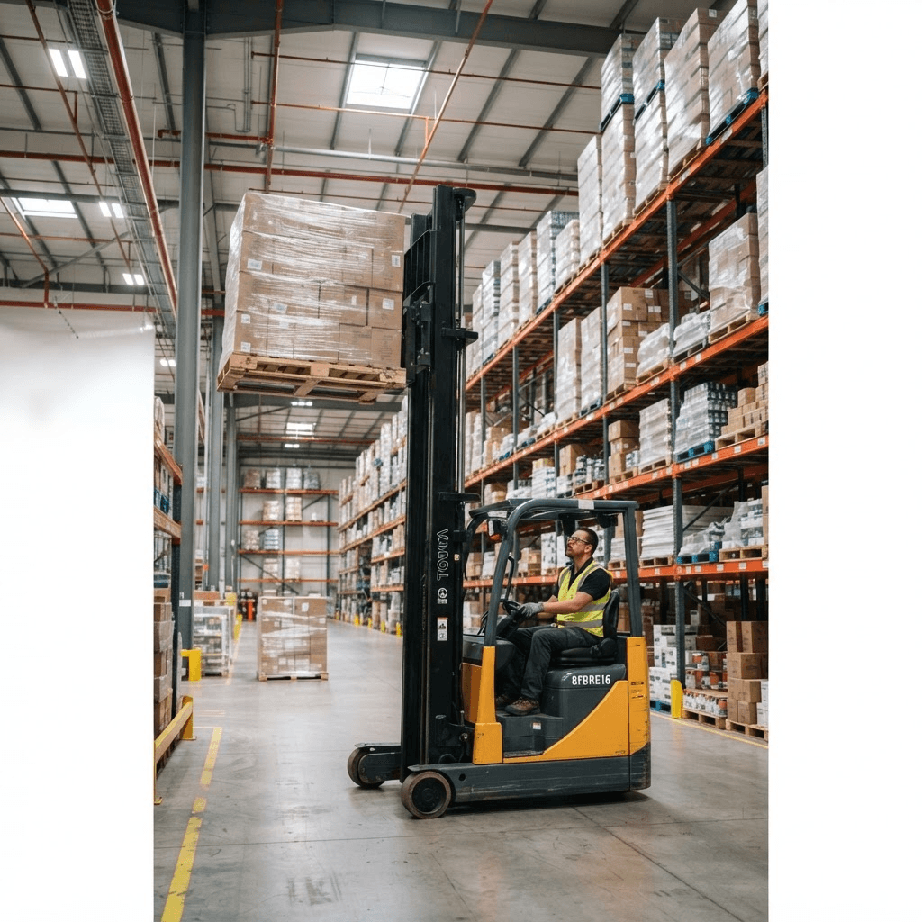 Warehouse forklifts